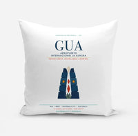 Thumbnail for Aeropuerto Internacional La Aurora (GUA) design on white pillow