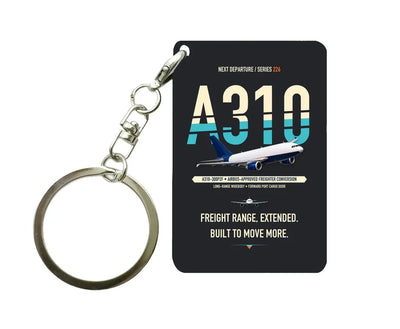 Airbus A310-300P2F Key Chain design on black key chain