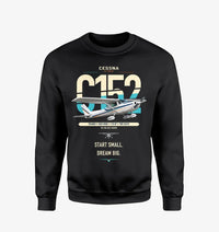 Thumbnail for Cessna 152 design on black sweatshirt