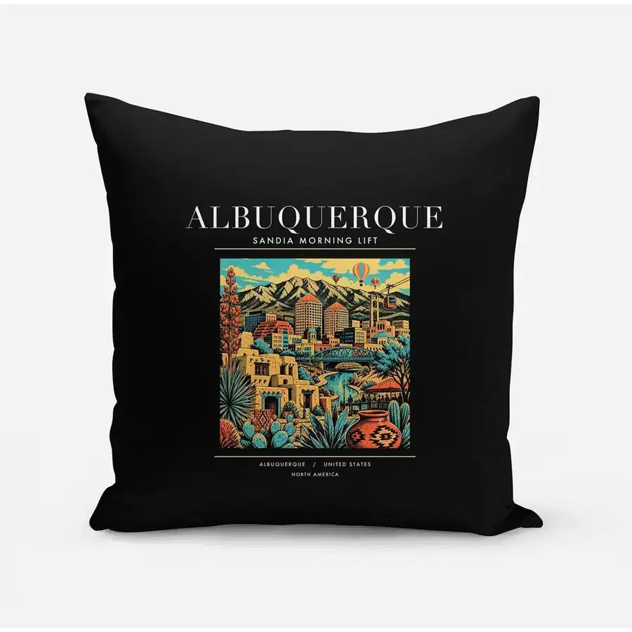 ALBUQUERQUE - Poster - Pillow - Black