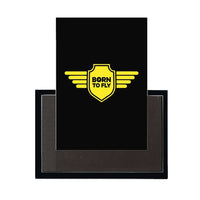 Thumbnail for Born To Fly aviation design magnet in strong neodymium core.