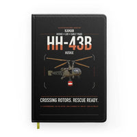 Thumbnail for Kaman HH-43B Huskie design on black notebook