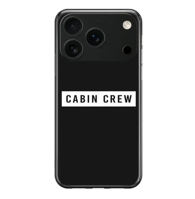 Cabin Crew Text iPhone Case