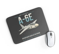 Thumbnail for A-6E Intruder design on black rectangle mouse pad
