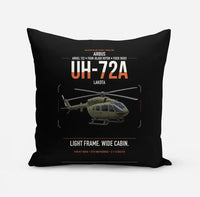 Thumbnail for Airbus UH-72A Lakota design on black pillow