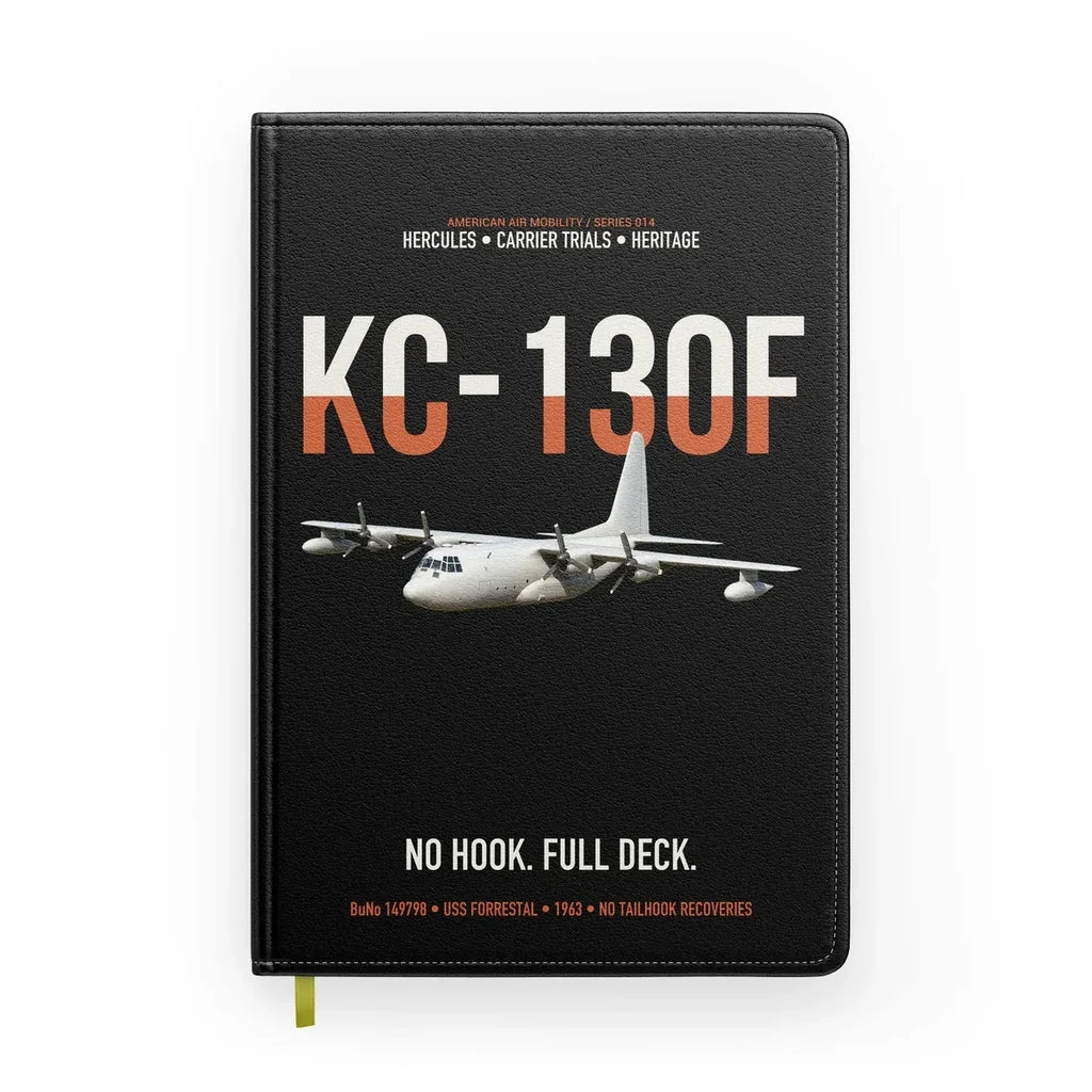 KC-130F BuNo 149798 design on black notebook
