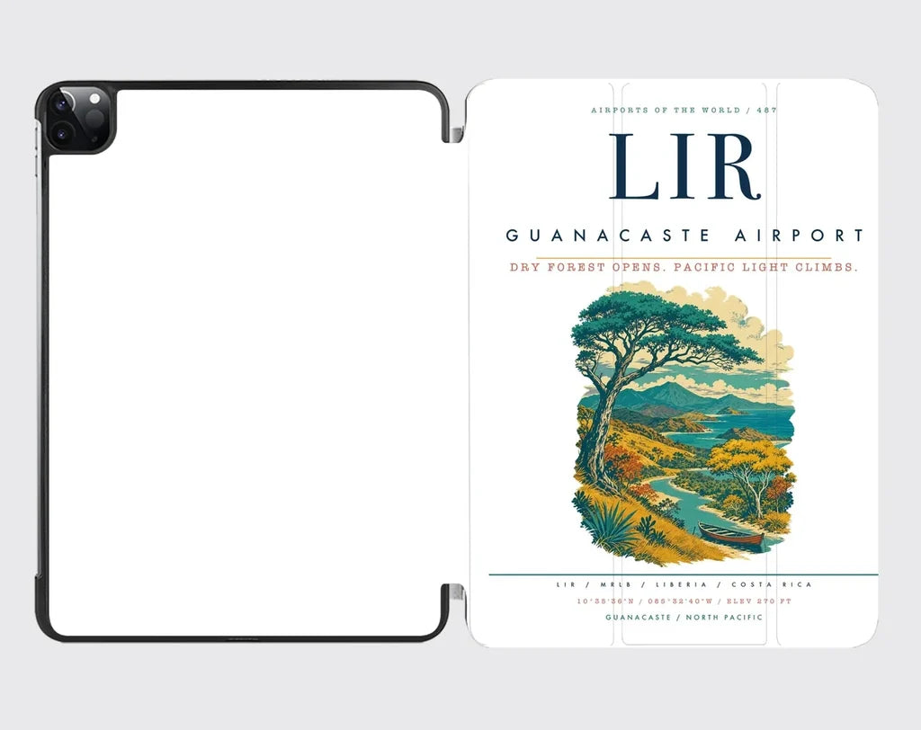 Guanacaste Airport (LIR) design on white ipad tablet case