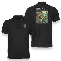Thumbnail for BIG SUR - Poster - Double-Side Polo - Black