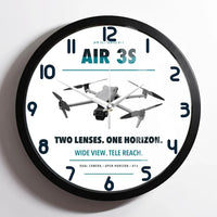 Thumbnail for DJI Air 3S design on white framed wall clock