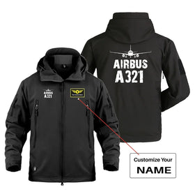 Airbus A321 & Plane Military Jackets (Customizable)