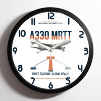 Thumbnail for Airbus A330 MRTT design on white framed wall clock