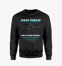 Thumbnail for Inspired Flight IF800 Tomcat design on black sweatshirt