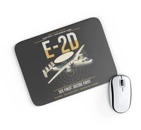 Thumbnail for E-2D Advanced Hawkeye design on black rectangle mouse pad
