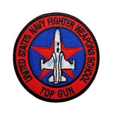 Fighter Pilot (3) aviation design patch in embroidered fabric.