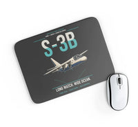 Thumbnail for S-3B Viking design on black rectangle mouse pad