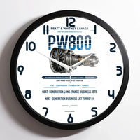 Thumbnail for PW800 design on white framed wall clock
