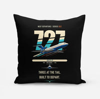 Thumbnail for Boeing 727-200 design on black pillow