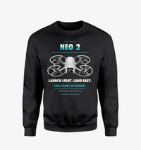 Thumbnail for DJI Neo 2 design on black sweatshirt