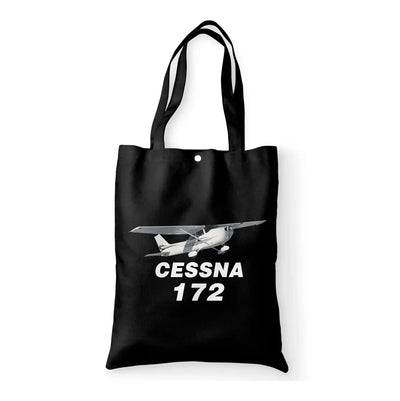 The Cessna 172 aviation tote bag in canvas.