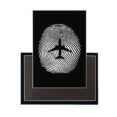 Aviation Finger Print aviation design magnet in strong neodymium core.