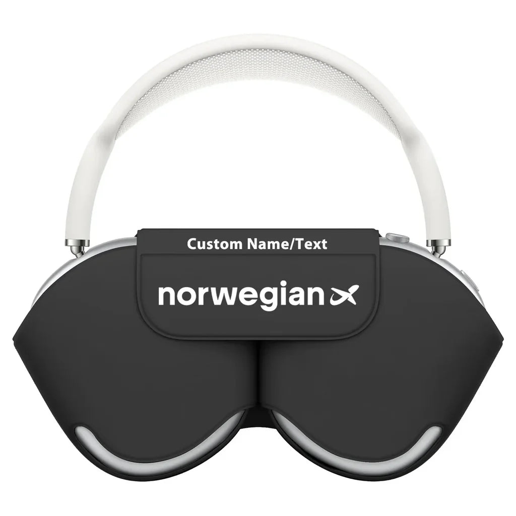 Norwegian Airlines aviation print AirPods Max case, fits AirPods Max.