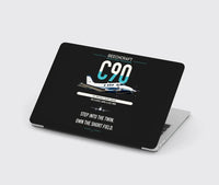 Thumbnail for Beechcraft King Air C90 design on black MacBook case