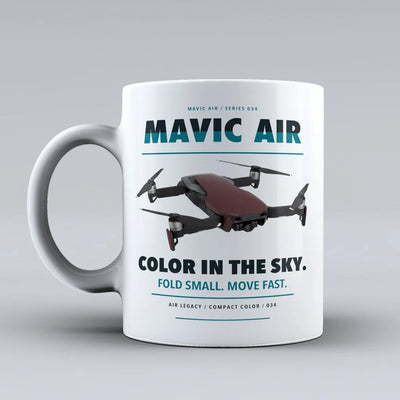 Mavic Air Mug design on white dji