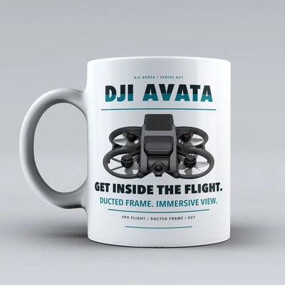 Avata Mug design on white dji