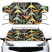 Thumbnail for Volume 2 Super Colourful Airplanes Car aviation design on car windshield cover.