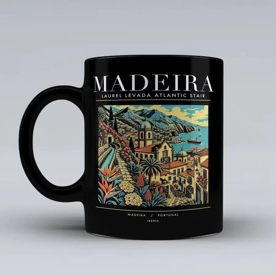 MADEIRA - Poster - Mug - Black