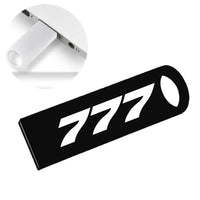 Thumbnail for Boeing 777 Flat Text aviation design on durable waterproof casing waterproof USB device.
