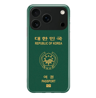 Korean Passport iPhone Case