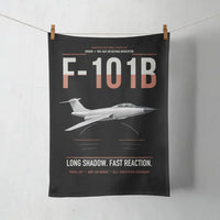 Thumbnail for F-101B Voodoo design on black towel