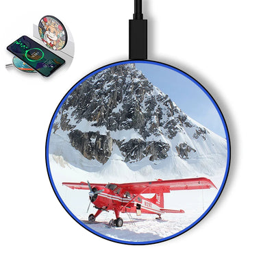 Amazing Snow aviation design on durable build wireless charger.