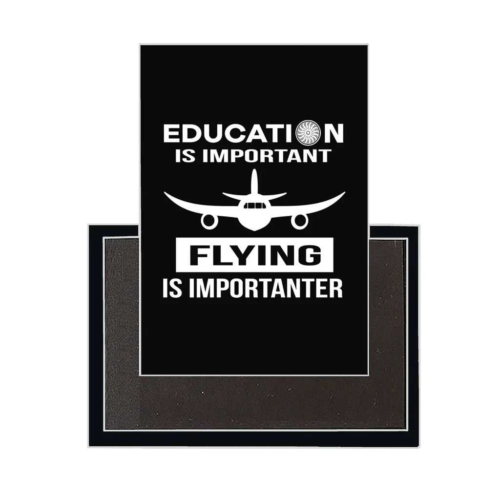 Flying is Importanter aviation design magnet in strong neodymium core.