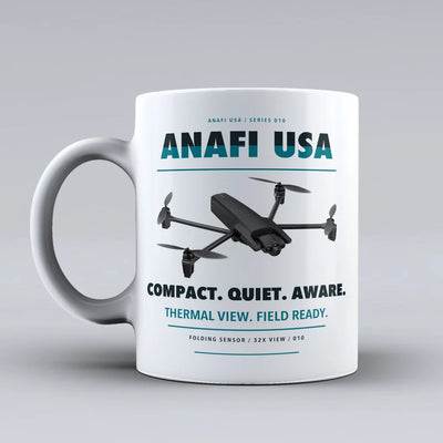 ANAFI USA Mug design on white parrot