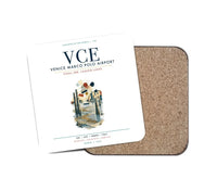 Thumbnail for Venice Marco Polo Airport (VCE) design on white 1 piece coaster