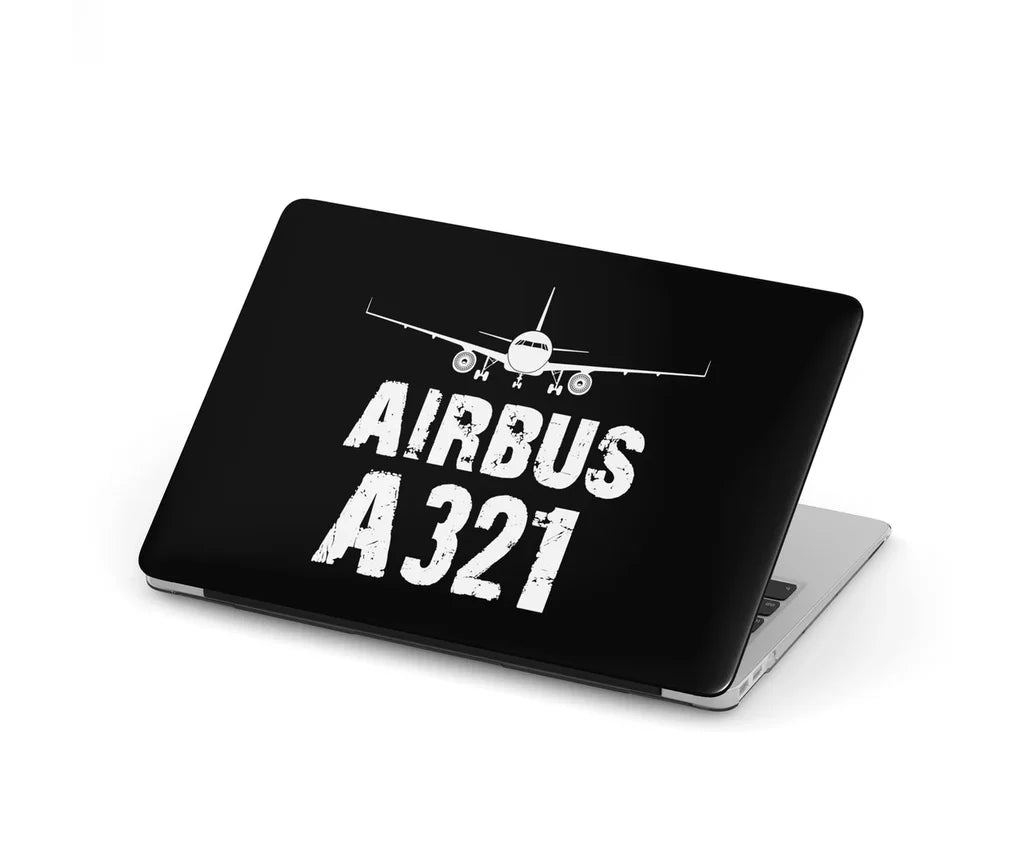 Airbus A321 & Plane aviation print MacBook case, fits MacBook.