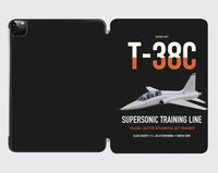 Thumbnail for T-38C Talon design on black ipad tablet case