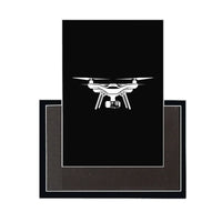 Thumbnail for Drone Silhouette aviation design magnet in strong neodymium core.