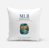 Thumbnail for Melbourne Orlando International Airport (MLB) design on white pillow