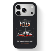 Thumbnail for Airbus H175 design on black magsafe iphone case, for iPhone 17 Pro