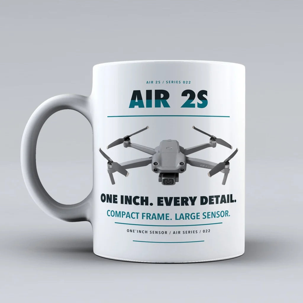 Air 2S Mug design on white dji