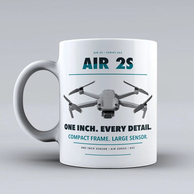 Air 2S Mug design on white dji