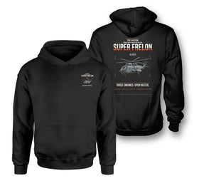 Double-Side Printing — Sud Aviation SA 321G Super Frelon Double-Side Hoodie