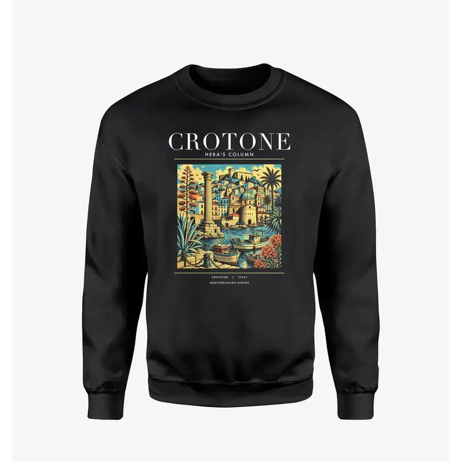 CROTONE - Poster - Sweatshirt - Black
