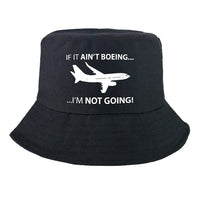 Thumbnail for If It Ain't Boeing I'm Not Going! summer hat - black