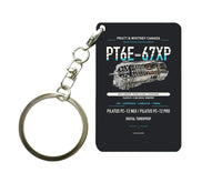 Thumbnail for PT6E-67XP Key Chain design on black key chain