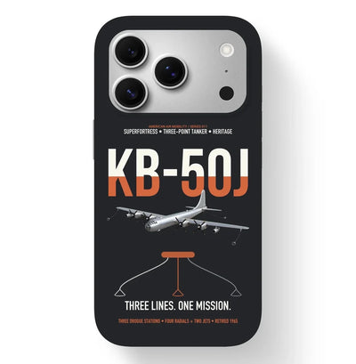 KB-50J Superfortress design on black magsafe iphone case, for iPhone 17 Pro