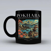 Thumbnail for POKHARA - Poster - Mug - Black
